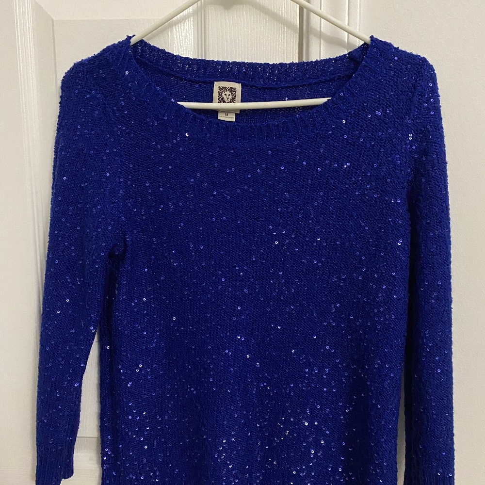Anne Klein blue sweater!